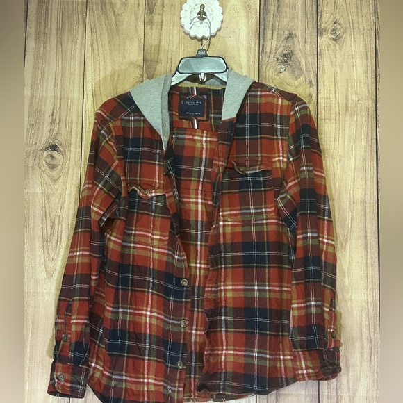 NWT UpCycled Graphic Flannel Friends themed Graphic Flannel size XL - Picture 2 of 8